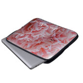 Rosa Mallow Laptopschutzhülle (Vorne Knopf)