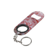 Rosa Mallow Mini Flaschenöffner (Rückseite Schrägansicht)