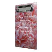 Rosa Mallow Mini Klemmbrett (Gewinkelt2)