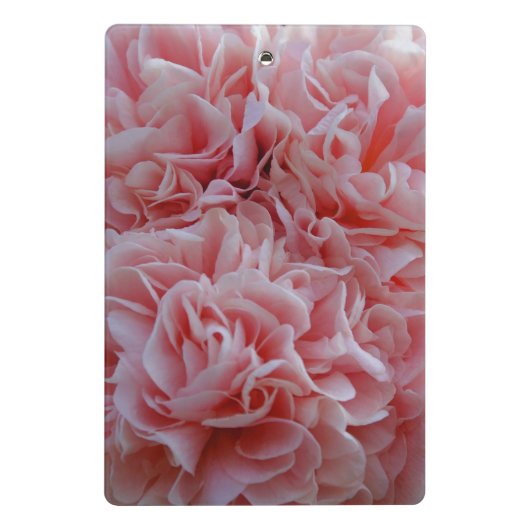 Rosa Mallow Mini Klemmbrett (Rückseite)