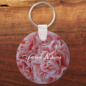 Rosa Mallow Schlüsselanhänger (Vorderseite)