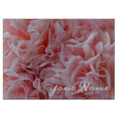 Rosa Mallow Schneidebrett (Vorderseite)