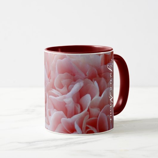 Rosa Mallow Tasse (VorderseiteRechts)