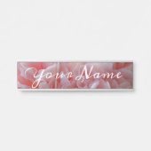 Rosa Mallow Türschild (Vorderseite )