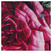 Rosa malvenfarbenes weißes mit Blumengewebe der Stoff (Nahaufnahme)