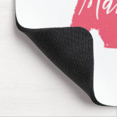 Rosa Mama Bear Mousepad (Ecke)