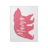 Rosa Mama Bear Notizblock (Rotiert)