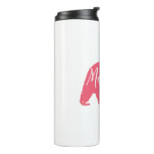 Rosa Mama Bear Thermosbecher (Nach links gedreht)