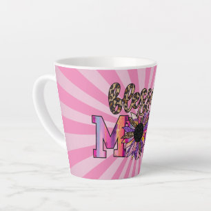 Rosa Mama floral Moderne Milchtasse