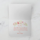 Rosa MAMA Foto Collage Happy Mütter Day Karte (Innenseite)