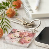 Rosa Mama Foto Schlüsselanhänger (Vorderseite rechts)