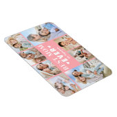 Rosa Mama-Fotocollage Magnet (Rechte Seite)