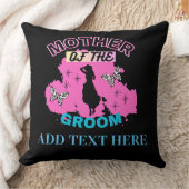 Rosa Mama Mami aus Blauer und Schwarz Kissen (Decke)