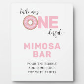 Rosa Mama-osa-Bar Fotoplatte (Vorderseite)