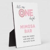 Rosa Mama-osa-Bar Fotoplatte (Seite)