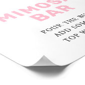 Rosa Mama-osa-Bar Poster (Ecke)