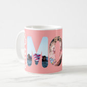 Rosa Mama Personalisiertes Foto Kaffeetasse (Vorderseite Links)