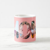 Rosa Mama Personalisiertes Foto Kaffeetasse (Mittel)