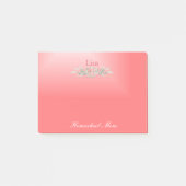 Rosa Mama Post-it Klebezettel (Vorderseite)