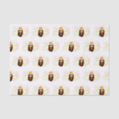 Rosa Mama Rotes Panda Babyfachpapier Seidenpapier (Vorderseite)