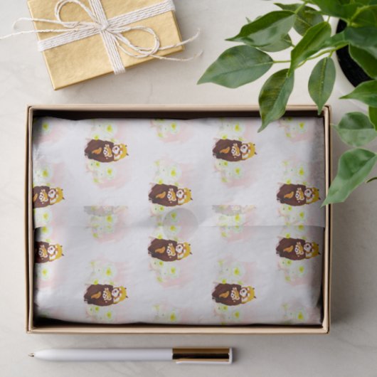 Rosa Mama Rotes Panda Babyfachpapier Seidenpapier (Geschenk)