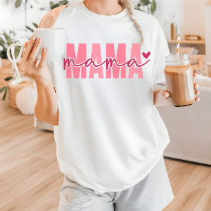 Rosa Mama-Shirt für Muttertags- und Geburtstagsges T-Shirt