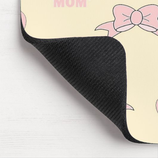 Rosa Mammutbild Mousepad (Ecke)