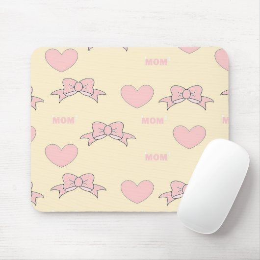 Rosa Mammutbild Mousepad (Mit Mouse)