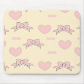 Rosa Mammutbild Mousepad (Vorne)