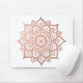 Rosa Mandala Blume Mousepad (Mit Mouse)