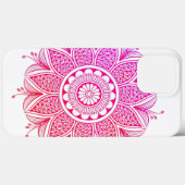 Rosa Mandala Case-Mate iPhone Hülle (Rückseite (Horizontal))