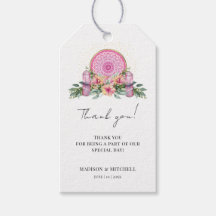 Rosa Mandala Crystals Metaphysische Hochzeit