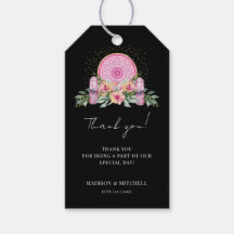 Rosa Mandala Crystals Metaphysische Hochzeit