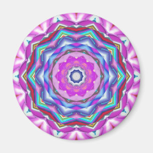 Rosa Mandala Magnet