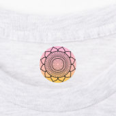 Rosa Mandala - Mandalaart Etiketten (Befestigt)