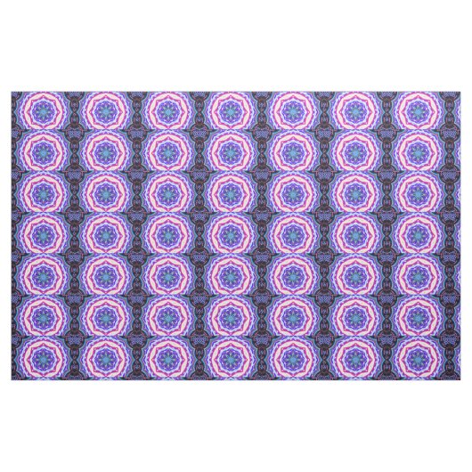 Rosa Mandala-Muster Stoff (Fat Quarter (45,7 x 55,9 cm))