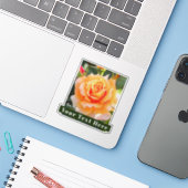 Rosa Manyo [Cut Seal] Aufkleber (Laptop mit iPhone)