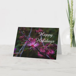 Rosa Märchen Happy Houses Feiertagskarte