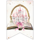 Rosa Märchenbuch 1. Geburtstagsgirlande Banner (Erste Fahne)