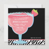 Rosa Margarita Einladung (Vorderseite)