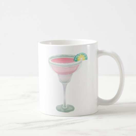 Rosa Margarita Kaffeetasse (Rechts)