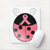 Rosa Marienkäfer Mousepad (Mit Mouse)