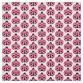 Rosa Marienkäfer-Muster Stoff (Muster)