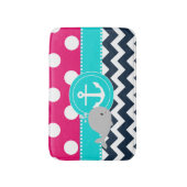 Rosa Marine-Wal-Badematte Badematte (Vorderseite Vertikal)