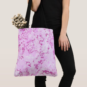 Rosa Marmor Abstrakter Swirl Tasche