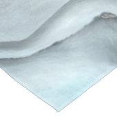 Rosa Marmor aus der Rose - Pastellpinsel und silbe Tischdecke (Schrägansicht)