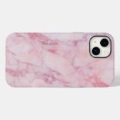 Rosa Marmor Case-Mate iPhone Hülle (Rückseite (Horizontal))
