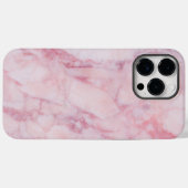 Rosa Marmor Case-Mate iPhone Hülle (Rückseite (Horizontal))