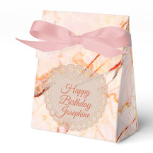 Rosa Marmor Chic Personalisiert