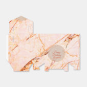 Rosa Marmor Chic Personalisiert Geschenkschachtel (Ungefaltet)
